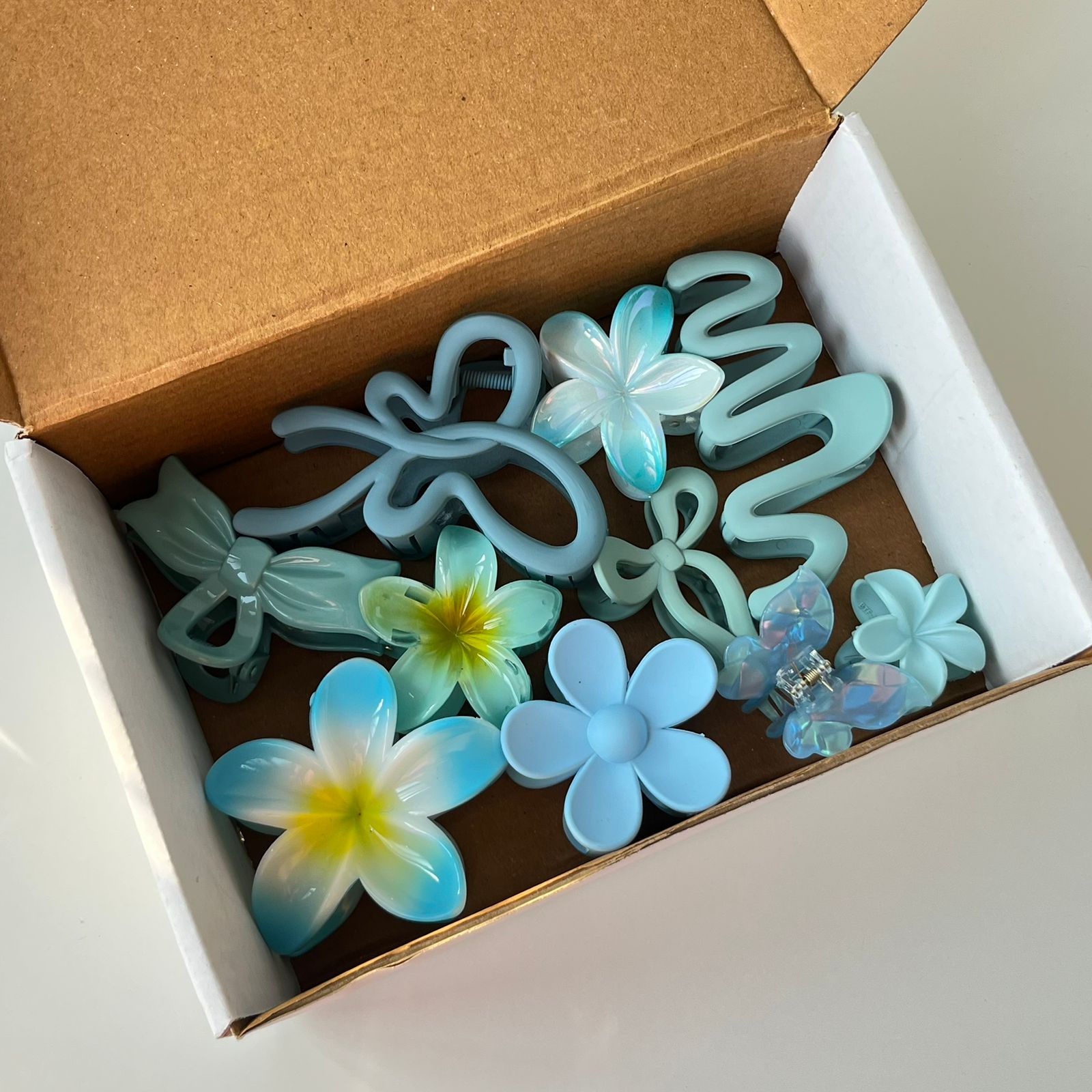 Ocean Breeze – Hair Accessory Combo (Set of 10)